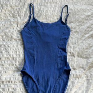 Blue ballet bodysuit